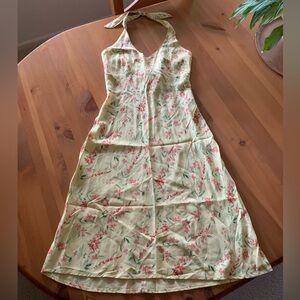 Vintage AE Halter Midi Dress